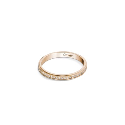 CARTIER CARTIER D'AMOUR WEDDING RING, WIDTH 2.3 MM, PAVED B4093500